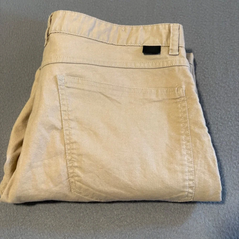 North Face Chino Pants Mens 36x32 Tan Khaki Straight Leg Cotton Blend Stretch